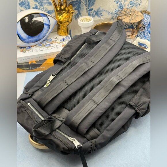 🆕 DIESEL 🧿 NWT Logos L-Large Backpack, Black Recycled Nylon - Picture 6 of 15